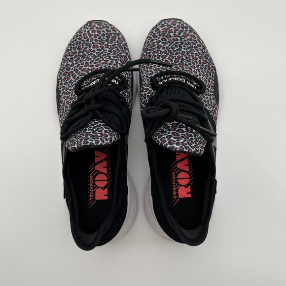 New Balance Fresh Foam Roav Womens 7 Black Leopard Print Running Shoes WROAVBV - Picture 8 of 10